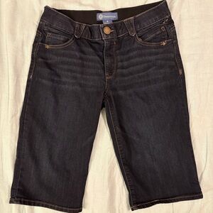 Democracy Dark Blue Denim Shorts